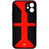 Dėklas TEL PROTECT Grip Case skirtas Apple iPhone 12 raudonos spalvos