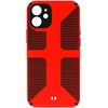 Dėklas TEL PROTECT Grip Case skirtas Apple iPhone 12 raudonos spalvos