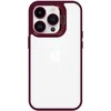 Tel Protect Kickstand dėklas + apsauginis stiklas kamerai (lens) skirtas Apple iPhone 11 Pro burgundy