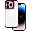 Tel Protect Kickstand case + camera glass (lens) skirtas Apple iPhone 13 Pro Max burgundy