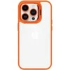 Tel Protect Kickstand dėklas + apsauginis stiklas kamerai (lens) skirtas Apple iPhone 12 Pro Max oranžinės spalvos