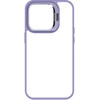 Tel Protect Kickstand dėklas + apsauginis stiklas kamerai (lens) skirtas Apple iPhone 13 Pro light violetinės spalvos