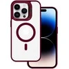 Tel Protect Kickstand Magsafe dėklas skirtas Apple iPhone 14 burgundy