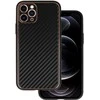 Tel Protect Leather Carbon dėklas skirtas Apple iPhone 11 Pro juodos spalvos