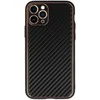Tel Protect Leather Carbon dėklas skirtas Apple iPhone 11 Pro juodos spalvos
