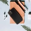 Tel Protect Leather Carbon dėklas skirtas Apple iPhone 11 Pro juodos spalvos