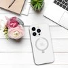 Tel Protect Magical Magsafe Stand dėklas skirtas Apple iPhone 13 Pro sidabro spalvos