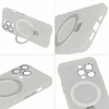 Tel Protect Magical Magsafe Stand dėklas skirtas Apple iPhone 15 Plus sidabro spalvos