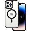 Tel Protect Magnetic Clear dėklas skirtas Apple iPhone 13 Pro juodos spalvos
