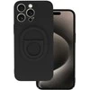 Tel Protect Magnetic Elipse dėklas skirtas Apple iPhone 15 Pro juodos spalvos