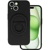 Tel Protect Magnetic Elipse dėklas skirtas Apple iPhone 15 Plus juodos spalvos