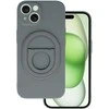 Tel Protect Magnetic Elipse dėklas skirtas Apple iPhone 15 pilkos spalvos