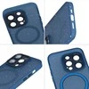 Tel Protect Magnetic Splash Frosted dėklas skirtas Apple iPhone 15 Pro Max mėlynos spalvos