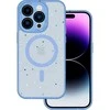 Tel Protect Magnetic Splash Frosted dėklas skirtas Apple iPhone 15 Pro Max Light mėlynos spalvos