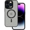 Tel Protect Magnetic Splash Frosted dėklas skirtas Apple iPhone 15 Pro juodos spalvos