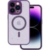 Tel Protect Magnetic Splash Frosted dėklas skirtas Apple iPhone 15 Pro Max violetinės spalvos