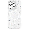 Tel Protect Magnetic Splash Frosted Dėklas, skirtas iPhone 15 Plus, baltas