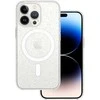 Tel Protect MagSilicone Clear dėklas skirtas Apple iPhone 15 Pro Max Glitter