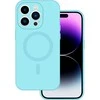 Tel Protect MagSilicone dėklas skirtas Apple iPhone 14 Light mėlynos spalvos