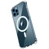 Tel Protect MagSilicone dėklas skirtas Apple iPhone 15 Plus skaidrus