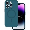 Tel Protect MagSilicone dėklas skirtas Apple iPhone 14 mėlynos spalvos