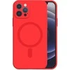 TEL PROTECT MagSilicone dėklas skirtas Apple iPhone 14 Pro Max Raudona
