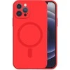 TEL PROTECT MagSilicone Dėklas skirtas Apple iPhone 12 Raudona