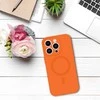 Tel Protect MagSilicone dėklas skirtas Apple iPhone 14 oranžinės spalvos