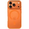 Tel Protect Metallic Magsafe dėklas skirtas Apple iPhone 17 Pro oranžinės spalvos