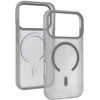 Tel Protect Mist Matte Magsafe dėklas skirtas Apple iPhone 17 Pro Max pilkos spalvos