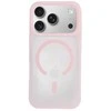 Tel Protect Mist Matte Magsafe dėklas skirtas Apple iPhone 15 Pro light rožinės spalvos