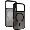 Tel Protect Mist Matte Magsafe dėklas skirtas Apple iPhone 17 Pro juodos spalvos