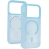 Tel Protect Mist Matte Magsafe dėklas skirtas Apple iPhone 15 Pro light mėlynos spalvos