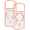 Tel Protect Mist Matte Magsafe dėklas skirtas Samsung Galaxy S25 FE rožinės spalvos oranžinės spalvos