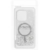 Tel Protect Moonlite Magsafe dėklas skirtas Apple iPhone 15 sidabrinis skaidrus