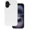 Tel Protect silikoninis Premium dėklas telefonui Apple iPhone 16 baltos spalvos