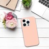 Dėklas Tel Protect Silicone Premium skirtas Apple iPhone 15 Pro light pink