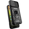 Slide Camera Armor dėklas skirtas Samsung Galaxy S26 juodos spalvos