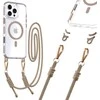 Tel Protect Strap Clear dėklas skirtas Apple iPhone 17 Air aukso spalvos