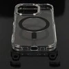Tel Protect Strap Clear dėklas skirtas Apple iPhone 17 Air juodos spalvos