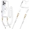 Tel Protect Strap Clear dėklas skirtas Apple iPhone 17 Air baltos spalvos