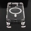 Tel Protect Strap Clear dėklas skirtas Apple iPhone 17 Air baltos spalvos