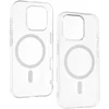 Tel Protect Transparent Slim Magsafe dėklas skirtas Apple iPhone 15 baltos spalvos