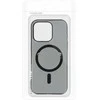 Tel Protect Transparent Slim Magsafe dėklas skirtas Apple iPhone 16 Pro juodos spalvos
