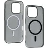 Tel Protect Transparent Slim Magsafe dėklas skirtas Apple iPhone 15 Pro juodos spalvos