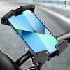Telefono laikiklis dviračiui AWEI Frame (X47) juodos spalvos