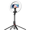 Phone holder with lamp USAMS ZB323 10-inch 1200mAh 2.3m juodos spalvos