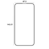 Telforceone Etteri apsauginis stiklas 9D Apple iPhone 15 Pro 6,1"