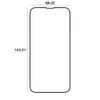 Telforceone Etteri apsauginis stiklas 9D Apple iPhone 13 / 13 Pro / 14 6,1"