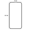 Telforceone Etteri apsauginis stiklas 9D Apple iPhone 16 Plus 6,7"